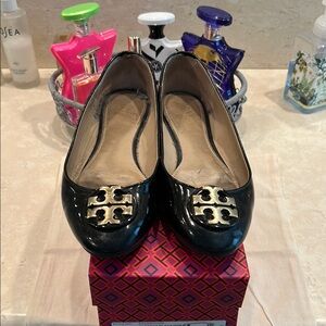Tory Burch Patent leather Claire Ballet Flats